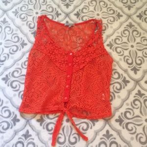 Orange summer top